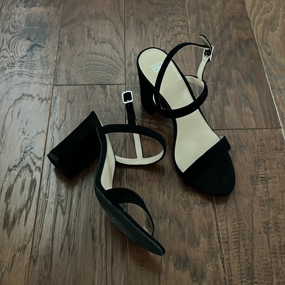 Women’s Black Block Heels - Picture 1 of 7